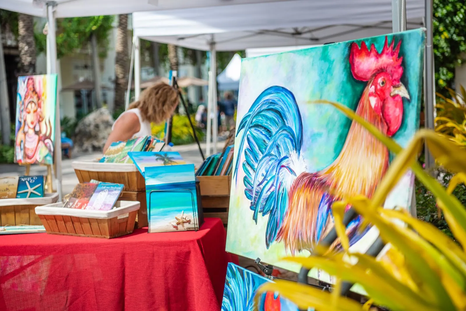 Farmer's Market - Rooster Art